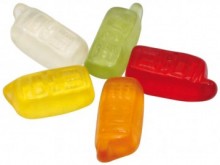 Haribo želé bonbony různé tvary, reklamní sladkosti, mobily