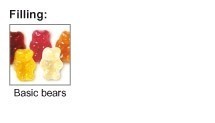 originál Haribo gumoví medvídci, reklamní sladkosti