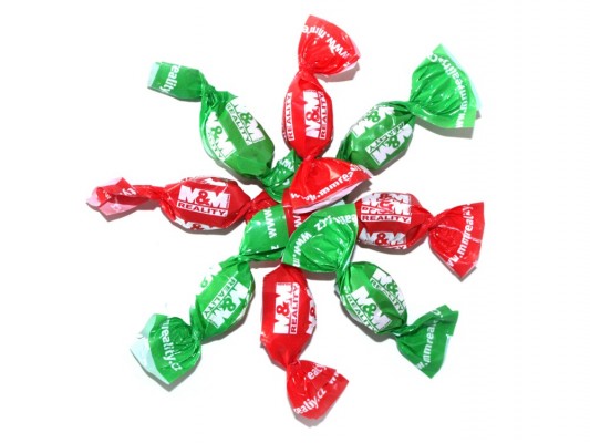 bonbony - MM REALITY, reklamní sladkosti