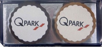 belgická pralinka s přímým potiskem, reklamní sladkosti