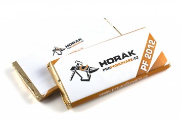 reklamní mlsání, reklamní sladkosti, čokoláda s potiskem, drobná reklamní čokoláda s potiskem