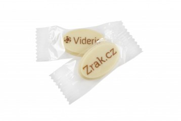 reklamní mlsání, reklamní sladkosti, čokoláda s reklamním potiskem, drobná reklamní čokoláda s potiskem