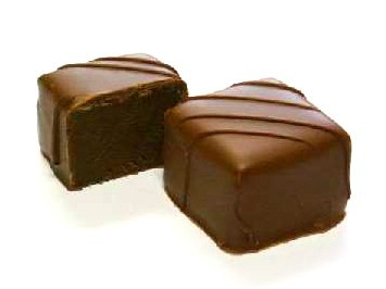 belgické pralinky, nugátový krém v mléčné čokoládě