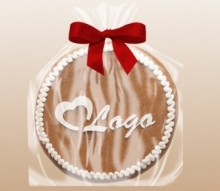  reklamní pardubický perník s logem, reklamní sladkosti
, logo grafické