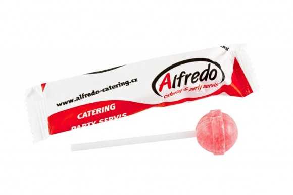 lízátko v obalu - ALFREDO, reklamní sladkosti