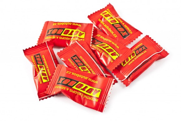 bonbon flow pack mini - AUTOBOX, reklamní sladkosti