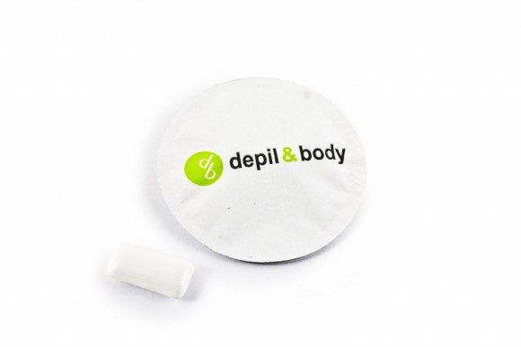 mintový sáček - DEPIL BODY, reklamní sladkosti
