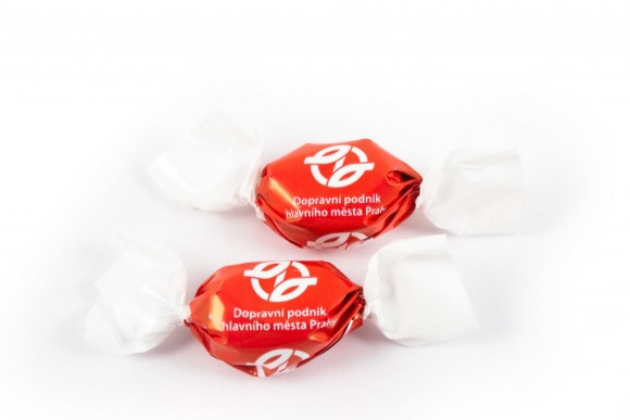 bonbony DP PRAHA, reklamní sladkosti
