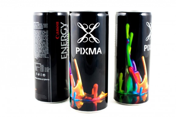 energy drink - CANON, reklamní sladkosti