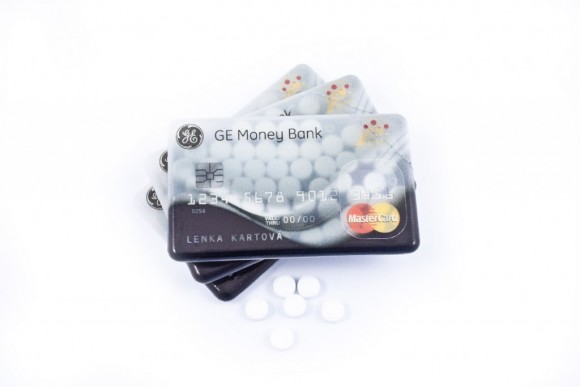 mint karty - GE MONEY BANK, reklamní sladkosti