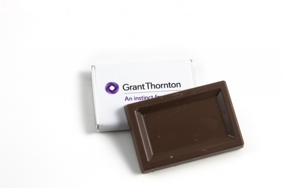 čokoláda 10g GRAND THORTON, reklamní sladkosti