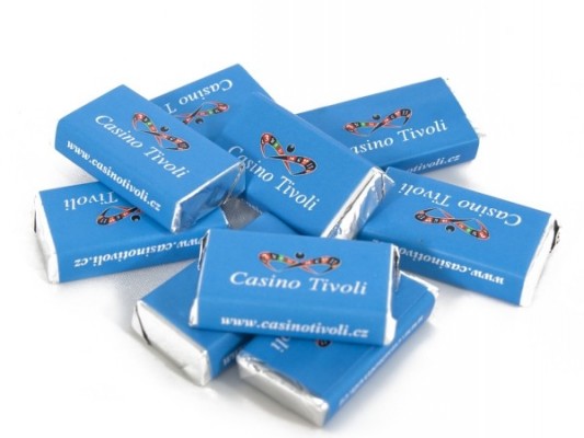 čokoláda 5g - CASINO TIVOLI, reklamní sladkosti