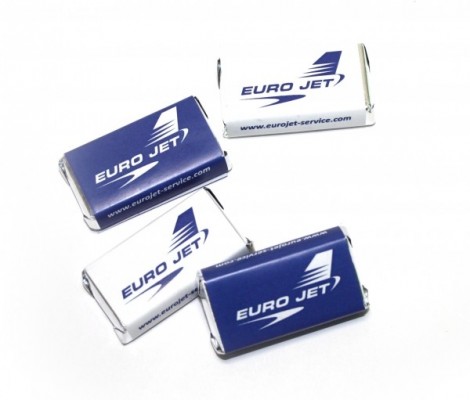 čokoláda 5g - EURO JET, reklamní sladkosti