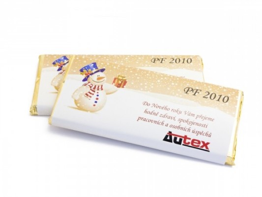 čokoláda 40g - AUTEX, reklamní sladkosti