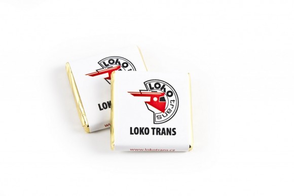 čokoláda Square LOKO TRANS, reklamní sladkosti