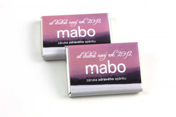 čokoláda 10g - MABO, reklamní sladkosti
