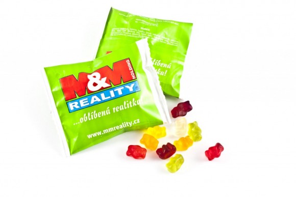gumoví medvídci - MM REALITY, reklamní sladkosti