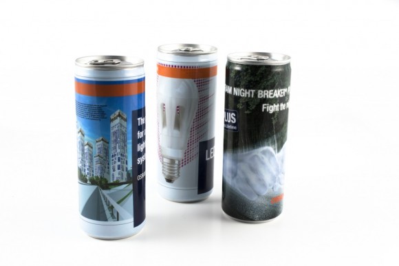 energy drink OSRAM, reklamní sladkosti