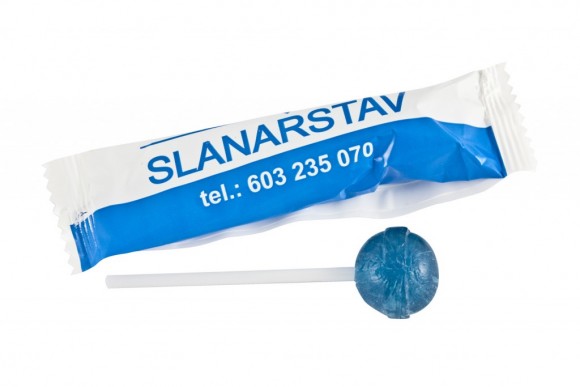 lízátko v sáčku - SLANAŘSTAV, reklamní sladkosti