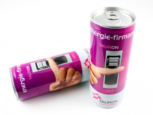 energy drink TAURON, reklamní sladkosti