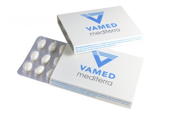 blistr VAMED, reklamní sladkosti